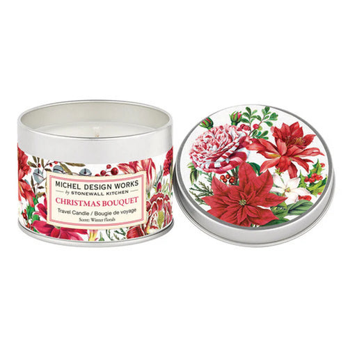 Michel Design Works Christmas Bouquet Travel Candle