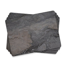 Load image into Gallery viewer, Pimpernel Midnight Slate Placemats

