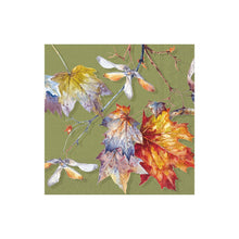 Load image into Gallery viewer, IHR Autumn Branch Green Paper Napkins
