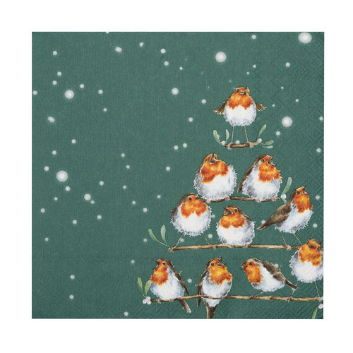 Wrendale Rockin' Robins Paper Napkins