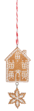 Load image into Gallery viewer, Gingerbread Cookie House Ornament
