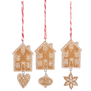 Gingerbread Cookie House Ornament