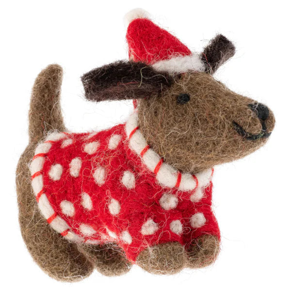 Karma Gifts Holiday Hounds Dolly Ornament