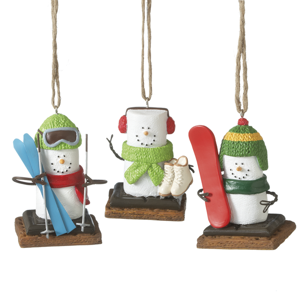 Ganz Smores Winter Sports Ornament