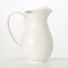 Load image into Gallery viewer, Sullivans White Ceramic Vintage Pitcher
