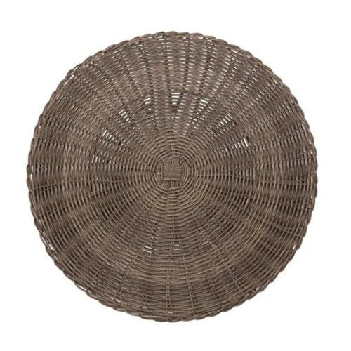 Harman Huntington Grey Woven Round Placemat