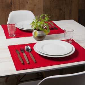 Danica Now Designs Red Chili Placemat Set