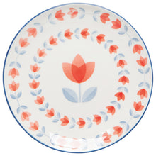 Load image into Gallery viewer, Danica Now Designs Red Tulip Stamped Appetizer Plate
