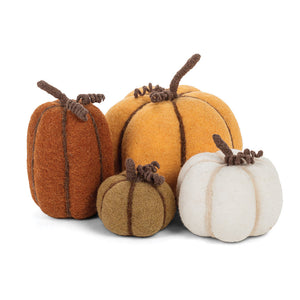 Fall Felt Tall Pumpkin