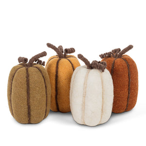 Abbott Medium Tall Felt Pumpkin