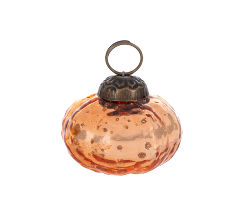 Ganz Mercury Glass Mini Pumpkin Ornament