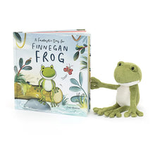 Load image into Gallery viewer, Jellycat Finnegan Frog Book Set
