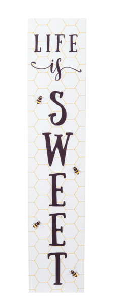 Honeycomb & Bee Tabletop Sign