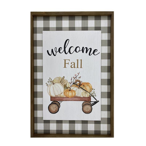 Koppers Welcome Fall Wagon Wall Decor