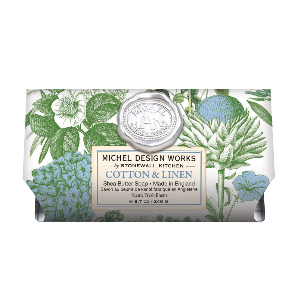 Michel Design Works Cotton & Linen Soap Bar