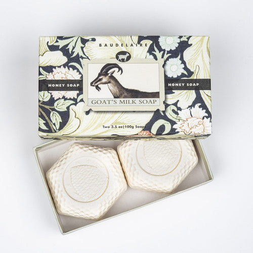 Baudelaire Goat's Milk Honey Luxury Soap GIft Box