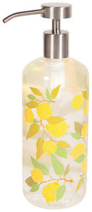 Danica Now Designs Lemons Glass Soap Pump