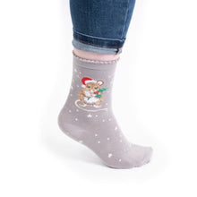 Load image into Gallery viewer, Wrendale Designs Christmouse Mouse Socks
