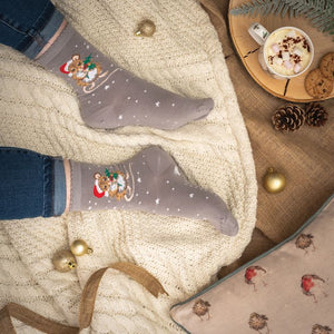 Wrendale Designs Christmouse Mouse Socks