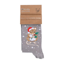 Load image into Gallery viewer, Wrendale Designs Christmouse Mouse Socks
