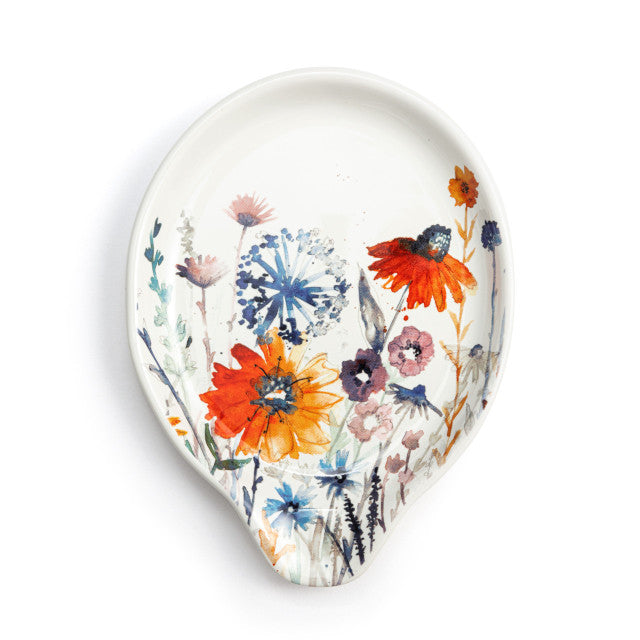 Demdaco Meadow Flowers Spoon Rest