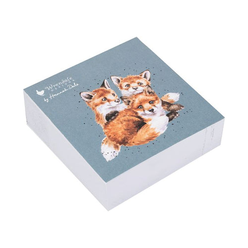 Wrendale Designs Snug as a Cub Fox Sticky Notes