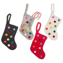 Load image into Gallery viewer, Abbott Polka Dot Mini Stockings
