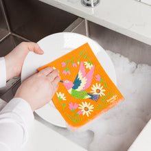 Load image into Gallery viewer, Danica Ecologie Hummingbird Swedish Dishcloth
