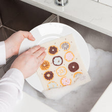 Load image into Gallery viewer, Donuts Swedish Dishcloth
