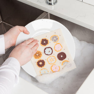 Donuts Swedish Dishcloth