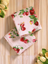 Load image into Gallery viewer, April Cornell Strawberry Basket Teatowel
