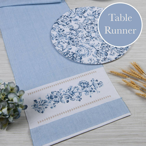 KayDee Designs Bohemian Blue Table Runner
