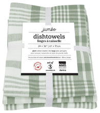 Load image into Gallery viewer, Danica Now Designs Elm Green Jumbo Dishtowel Set
