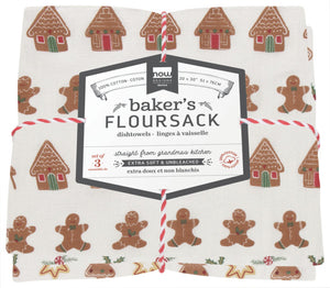 Danica Now Designs Christmas Cookies Bakers Floursack Teatowel Set