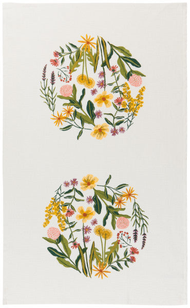 Danica Now Designs Bees & Blossoms Terry Teatowel