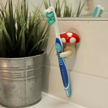Load image into Gallery viewer, Kikkerland Mushroom Toothbrush Holder
