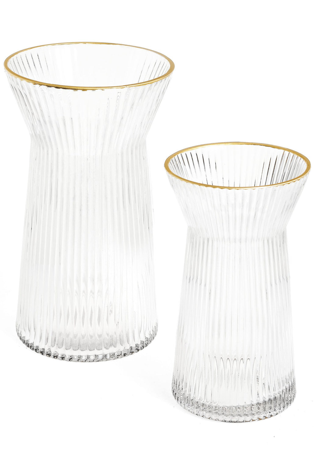 Fluted Glass Vase