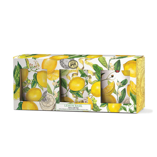 Michel Design Works Lemon Basil Votive Gift Set