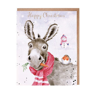 Wrendale Muletide Greetings Donkey Christmas Card Pack