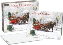 Load image into Gallery viewer, Lang Sleigh Bells Ring Boxed Christmas Cards
