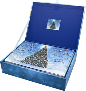 Peter Pauper Press Twilight Tree Deluxe Boxed Holiday Cards