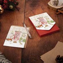 Load image into Gallery viewer, Wrendale Christmas Cottage Woodland Animal Christmas Card Pack
