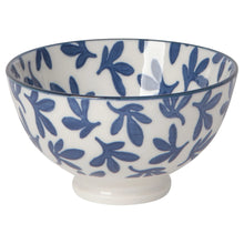 Load image into Gallery viewer, Danica Now Designs Blue Floral Stamped Bowl
