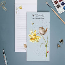 Load image into Gallery viewer, Wrendale Designs The Birds and the Bees Magnetic Shopping Listpad
