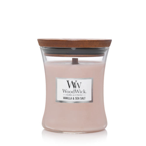 Candle Jar Woodwick Vanilla & Sea Salt