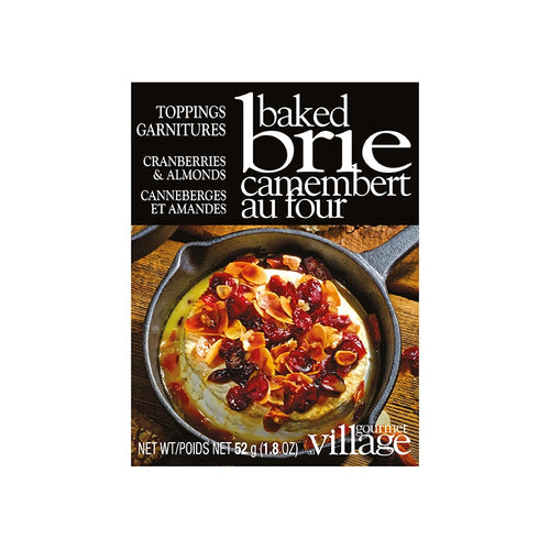 Gourmet Village Baked Brie Cranberries & Almonds Topping