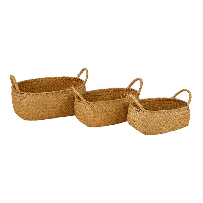 Oval Seagrass Tub Basket