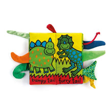 Load image into Gallery viewer, Jellycat Dino Tails Soft Book

