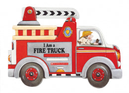Scholastic I Am a Fire Truck Shaped Board Book
