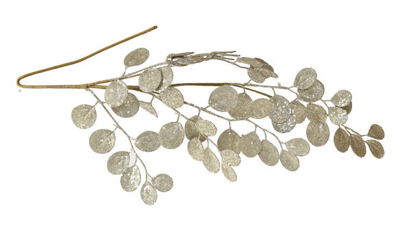 Ganz Silver Eucalyptus Branch